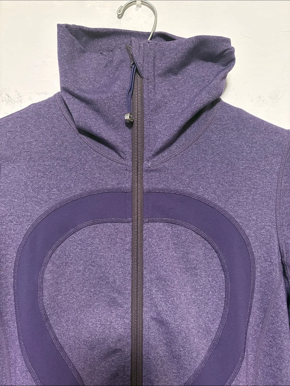 LULULEMON Define Jacket Heathered Purple Full Zip Thumbholes Size 6